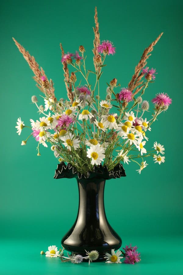 Vase with bouquet