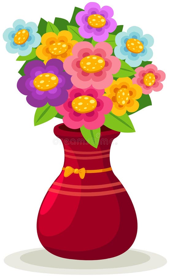 Vase λουλουδιών