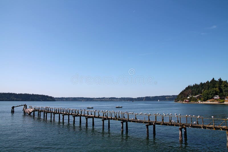 Vashon Island wooden pier