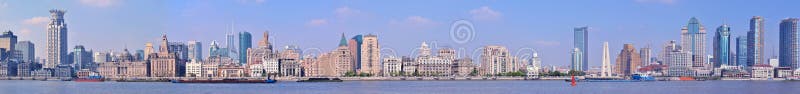 Vast panorama of Shanghai Bund