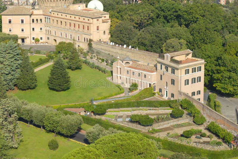 Pope Residence stock photo. Image of religious, building 8505966