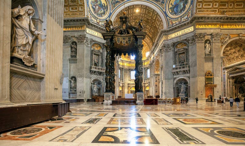 The Papal Basilica of St. Peter in the Vatican is an Italian ...