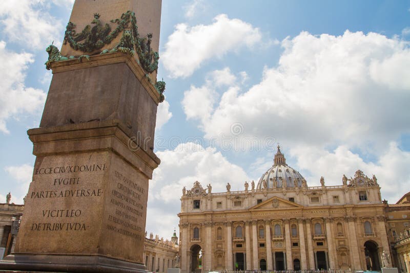 Vatican Dome Rome Italy stock images