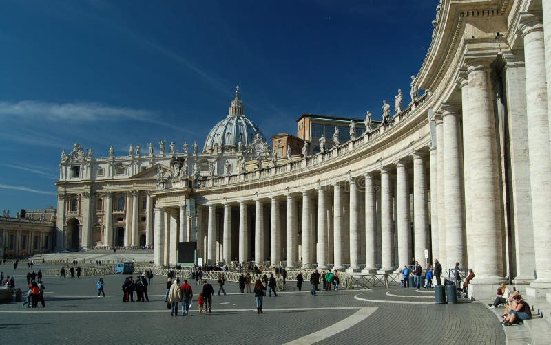 The Vatican pillars editorial stock image. Image of artistic 19687384