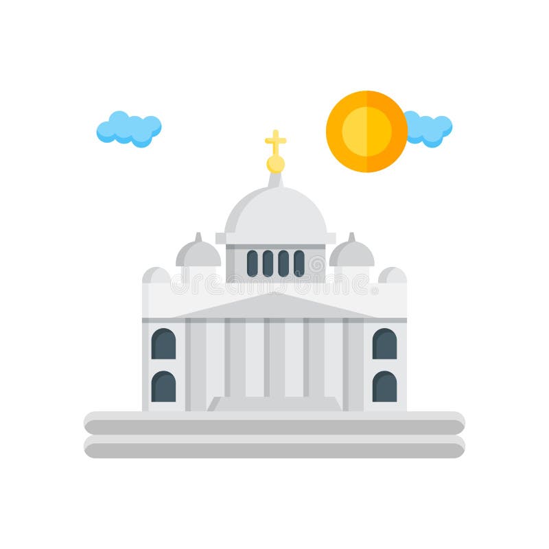 Vaticano icon vector sign and symbol isolated on white background stock illustration Vaticano icon vector sign and symbol isolated on white background stock illustration