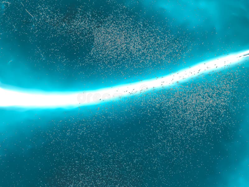 Vattenblå fönster spiral sagitarius arkivbild