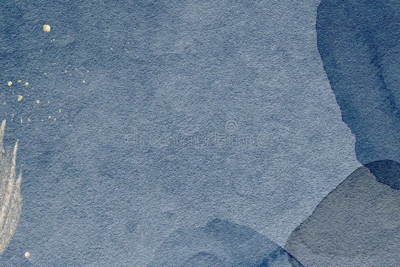 Vattenfärg texturerad blå bakgrund vektor illustrationer