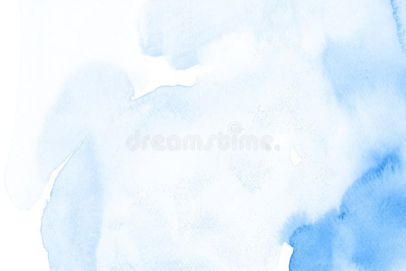 Vattenfärg texturerad blå bakgrund royaltyfri illustrationer