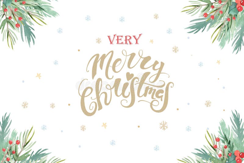 Vattenfärgjul planlägger sammansättning av julstjärnan, granfilialer, kottar, järnek och annan växtaffisch Vinterr?kning stock illustrationer Vattenfärgjul planlägger sammansättning av julstjärnan, granfilialer, kottar, järnek och annan växtaffisch Vinterr?kning stock illustrationer