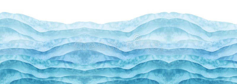 Vattenfärglinje av blå målarfärg, färgstänk, sudd, fläck, abstraktion Använt för en variation av designen och garnering Slagl?ngd
