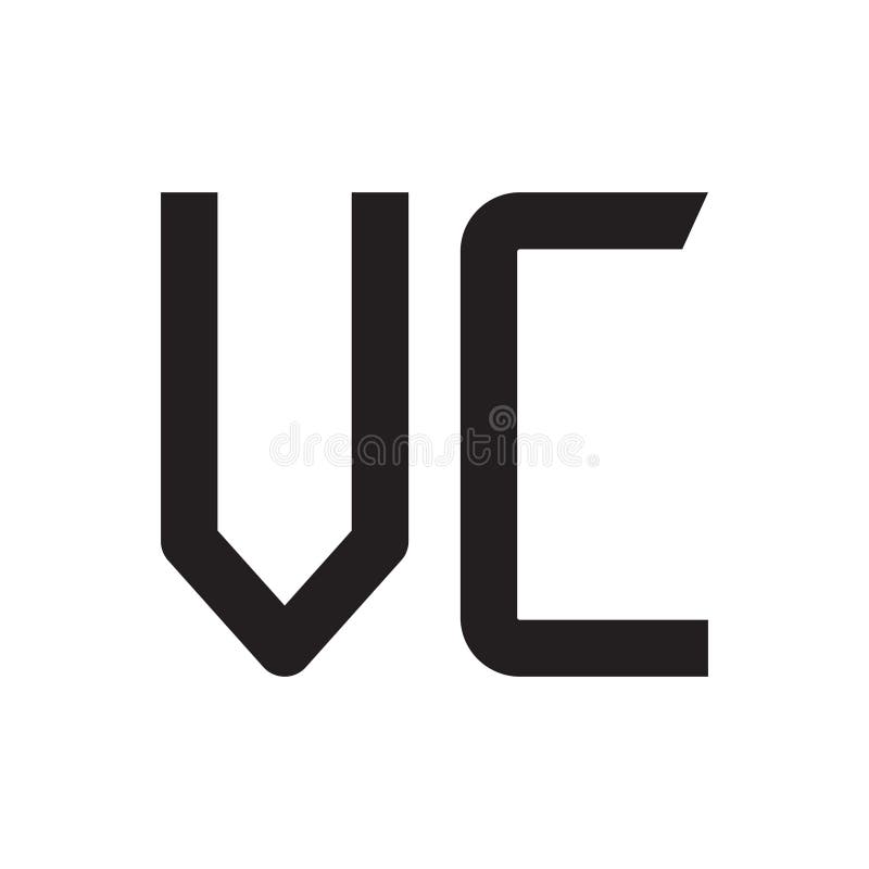 Vc Initial Letter Vector Logo Icon Stock Vector - Illustration of type