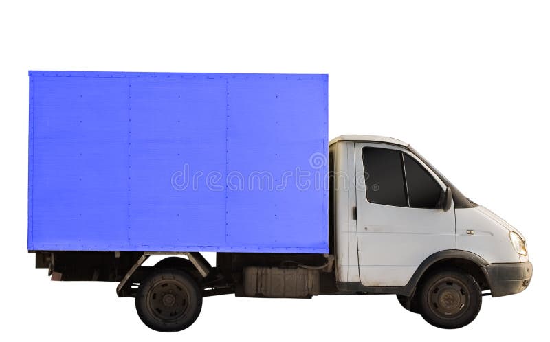 Caminhão Do Azul Do Brinquedo Foto de Stock - Imagem de cabine, gasolina:  80920778