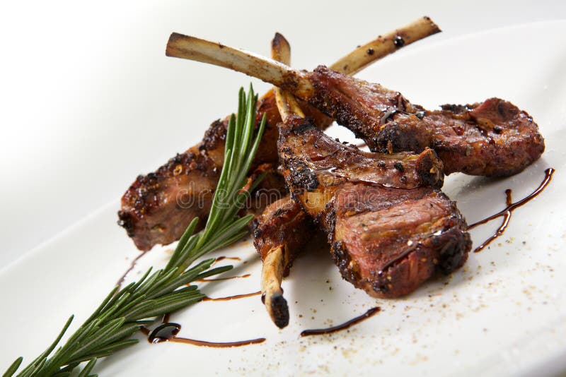 Veal ribs stock photo. Image of isolated, flesh, macro 40761848