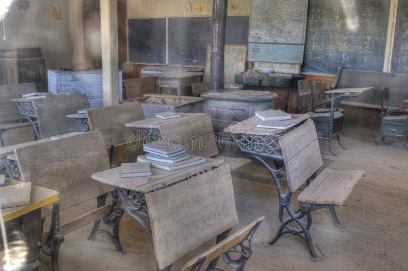 Aula vecchia immagine stock