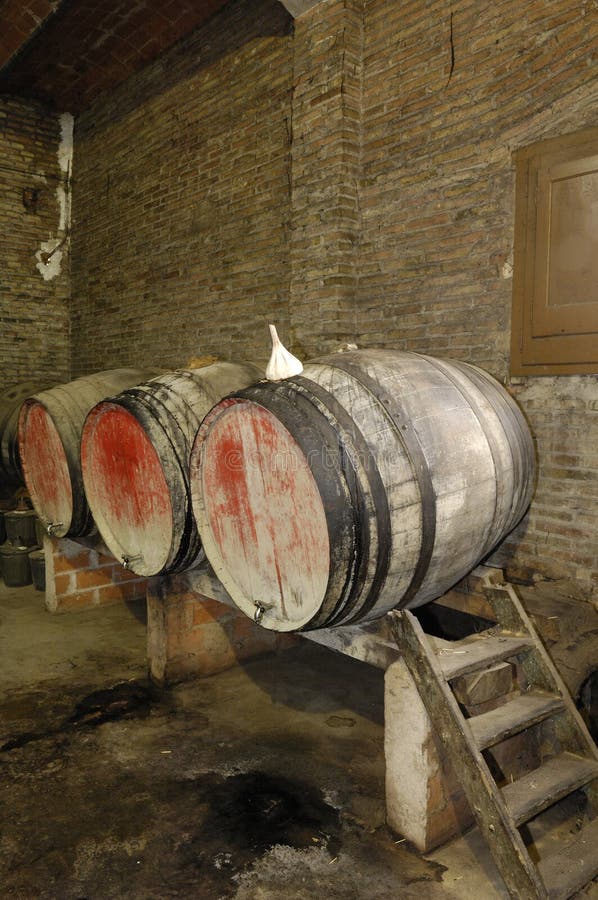 Vecchia cantina per vini fotografia stock Vecchia cantina per vini fotografia stock