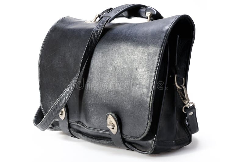 Vecchia cartella di affari fotografia stock libera da diritti