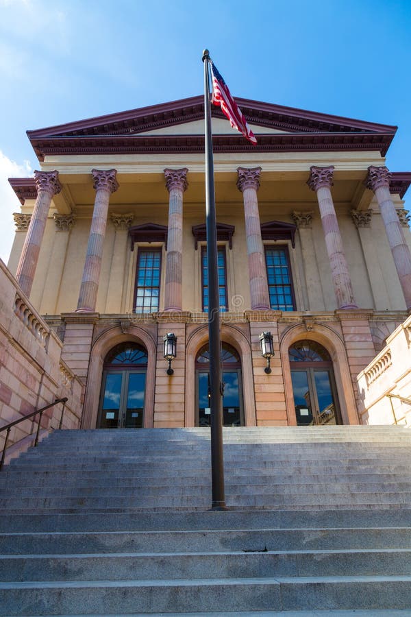 Vecchia Entrata Della Camera Di Corte Della Contea Di Lancaster