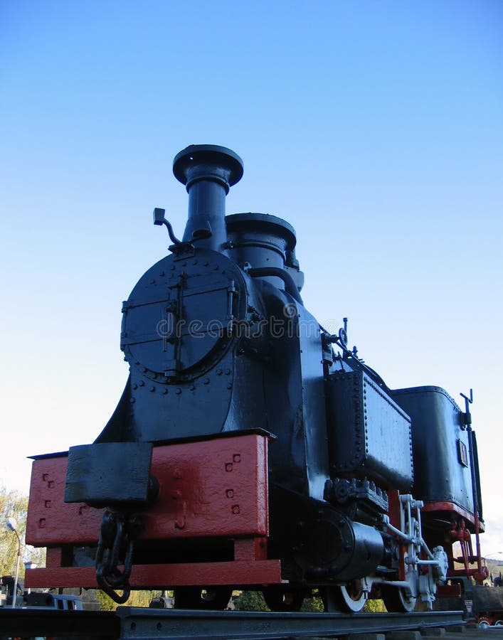 Vecchia locomotiva di vapore immagini stock Vecchia locomotiva di vapore immagini stock