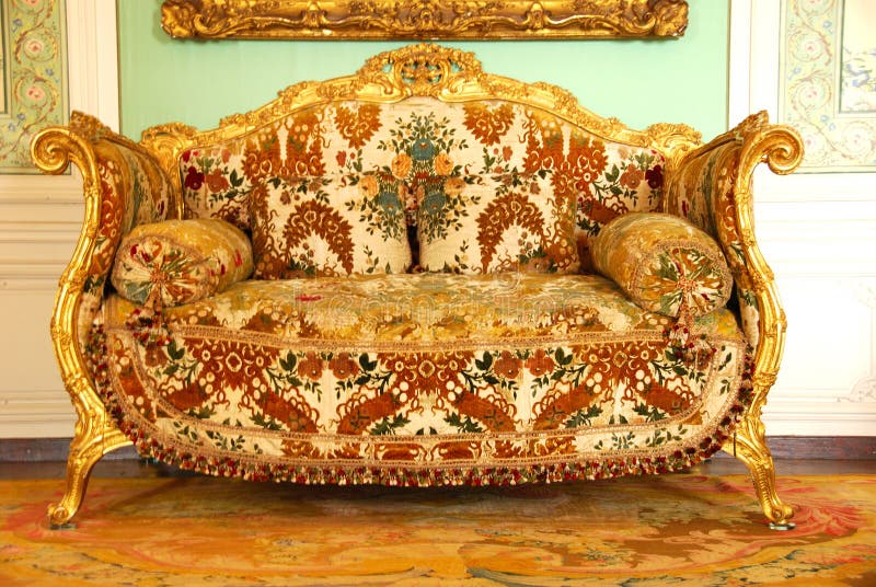 Vecchia mobilia al palazzo di Versailles immagine stock Vecchia mobilia al palazzo di Versailles immagine stock