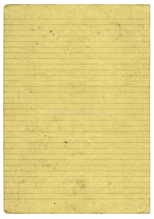 Vecchia pagina di carta ined fotografia stock libera da diritti Vecchia pagina di carta ined fotografia stock libera da diritti