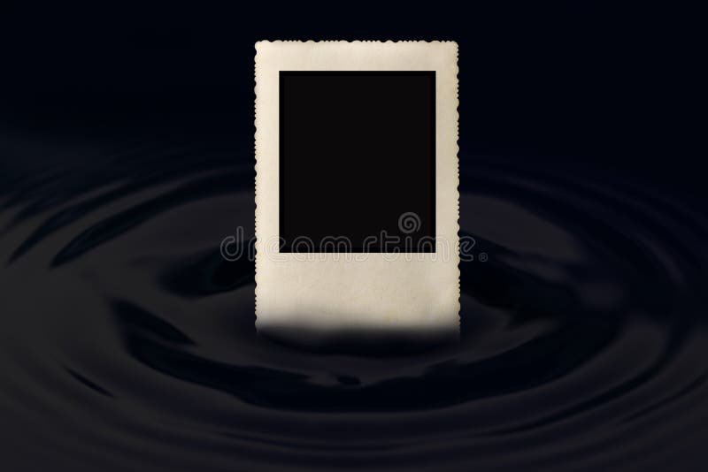 Vecchia struttura della foto nell'onda di acqua immagini stock Vecchia struttura della foto nell'onda di acqua immagini stock