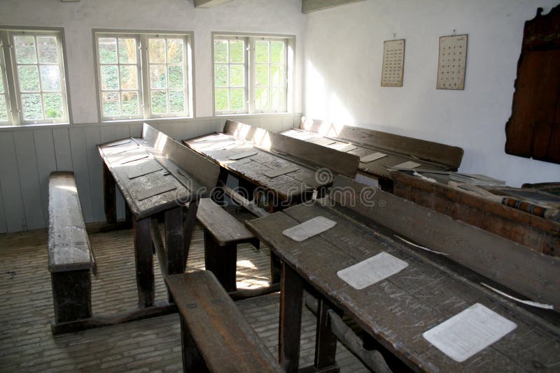 Vecchia scuola fotografia stock