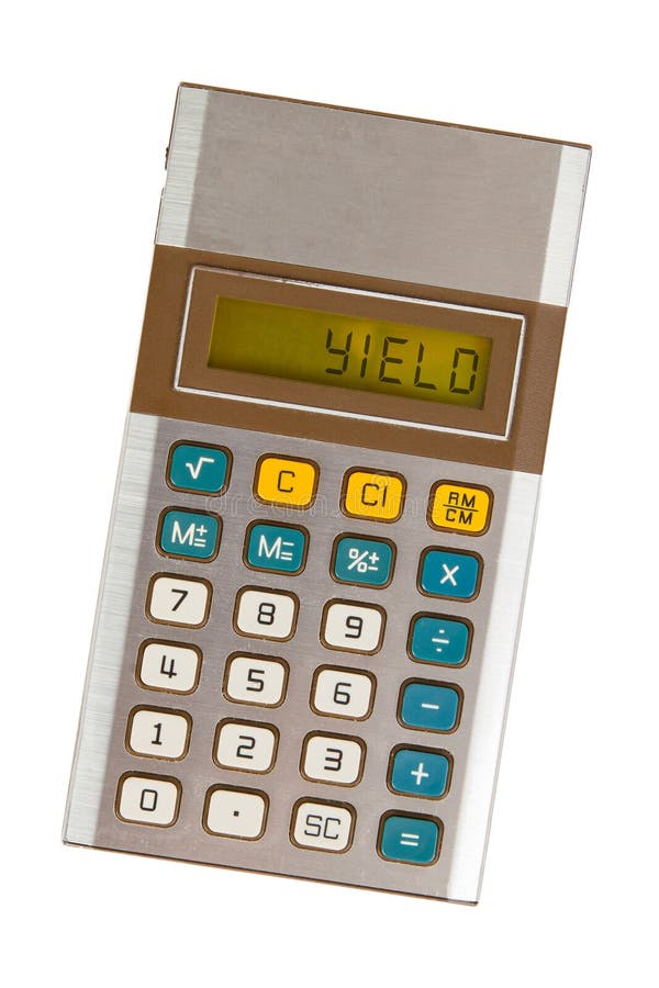 Vecchio calcolatore - rendimento