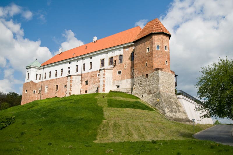 Vecchio castello a partire dallo XIVº secolo in Sandomierz, Polonia