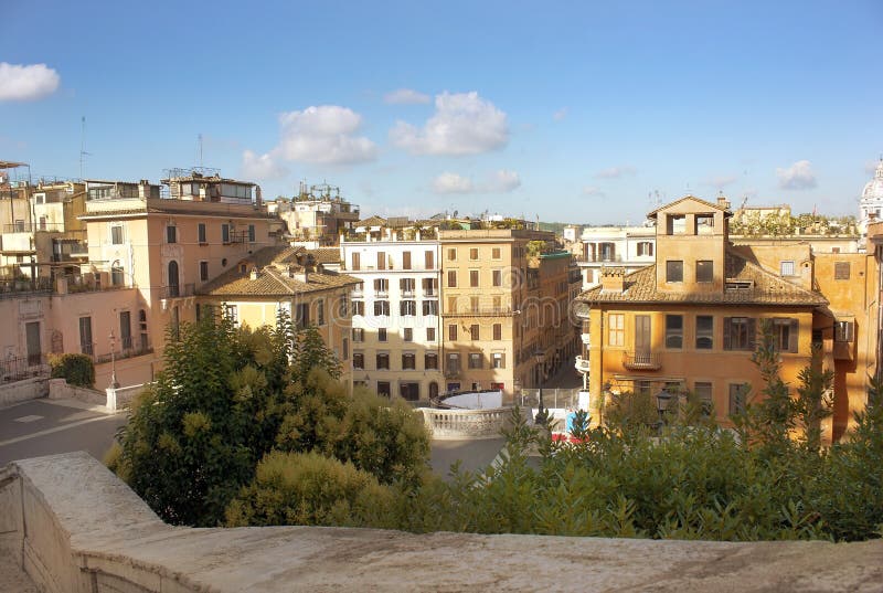 Vecchio distretto di Roma fotografia stock Vecchio distretto di Roma fotografia stock