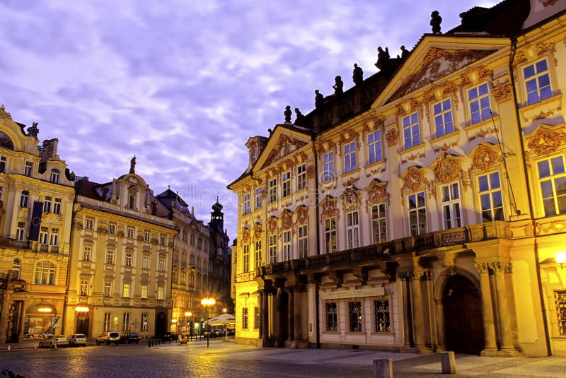 Vecchio quadrato di città Praga