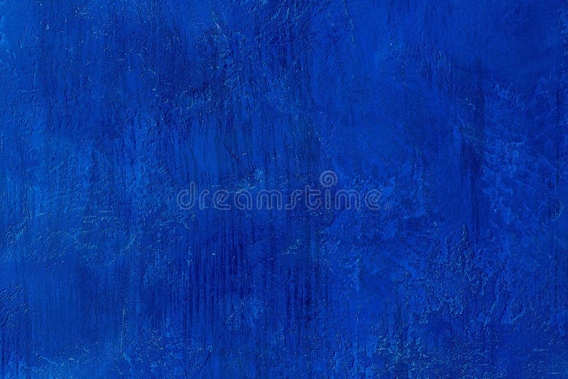 Vechi zgâriat și capsat perete albastru regal. șablon albastru gol. fundal texturat abstract colorat stock photos