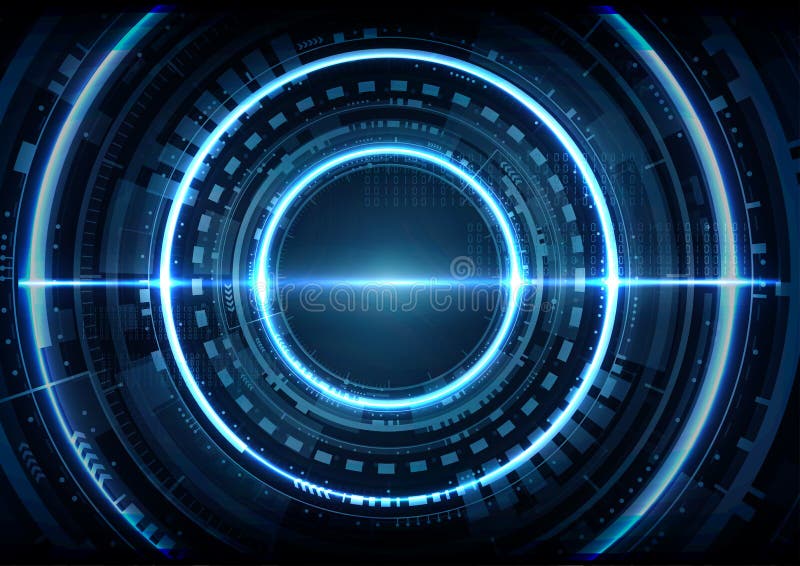 Vect futurista abstrato do fundo da relação da tecnologia digital ilustração stock Vect futurista abstrato do fundo da relação da tecnologia digital ilustração stock