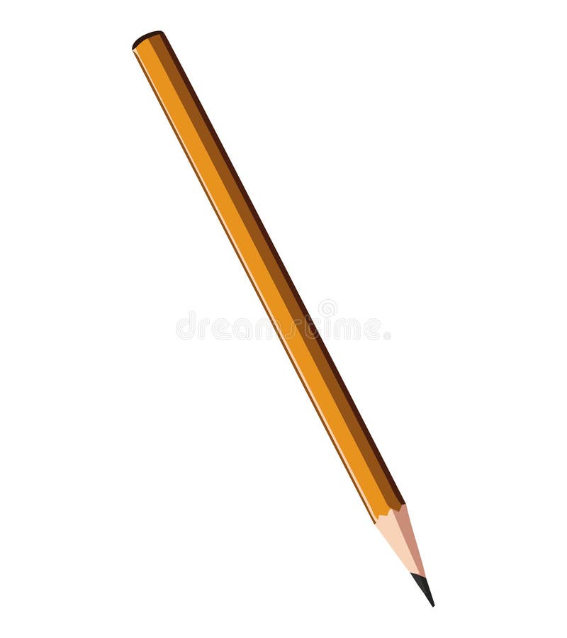 Un Crayon Pointu Parmi Les Gommes à Crayons Un Crayon