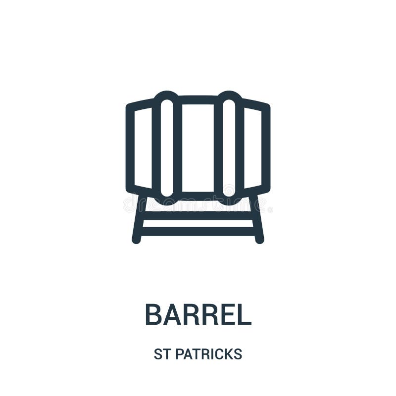 vecteur d'icône de baril de collection de patricks de St Ligne mince illustration de vecteur d'icône d'ensemble de baril Symbole illustration de vecteur vecteur d'icône de baril de collection de patricks de St Ligne mince illustration de vecteur d'icône d'ensemble de baril Symbole illustration de vecteur