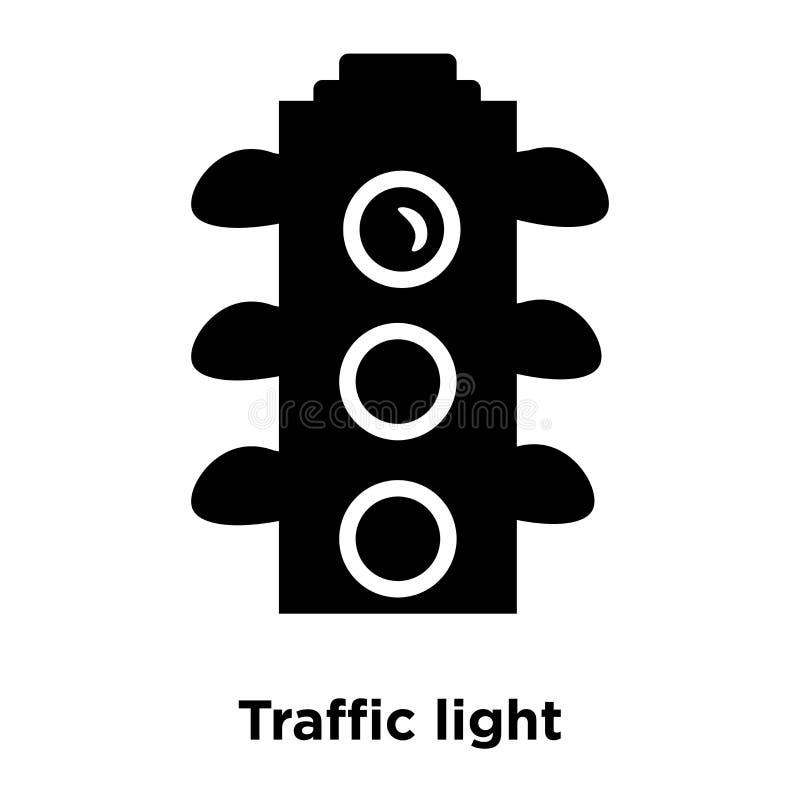 Vecteur d'icône de feu de signalisation d'isolement sur le fond blanc, escroquerie de logo illustration stock Vecteur d'icône de feu de signalisation d'isolement sur le fond blanc, escroquerie de logo illustration stock
