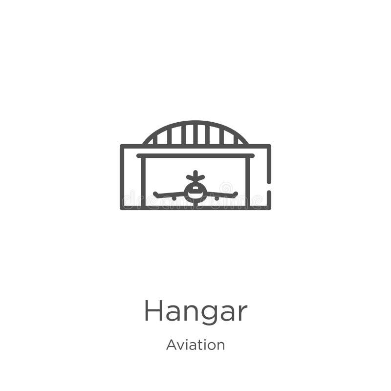 vecteur d'icône de hangar de collection d'aviation Ligne mince illustration de vecteur d'icône d'ensemble de hangar Contour, lign illustration de vecteur vecteur d'icône de hangar de collection d'aviation Ligne mince illustration de vecteur d'icône d'ensemble de hangar Contour, lign illustration de vecteur