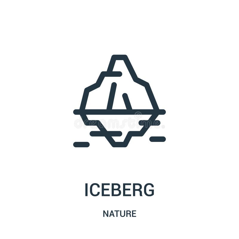 vecteur d'icône d'iceberg de collection de nature Ligne mince illustration de vecteur d'icône d'ensemble d'iceberg Symbole linéai illustration libre de droits vecteur d'icône d'iceberg de collection de nature Ligne mince illustration de vecteur d'icône d'ensemble d'iceberg Symbole linéai illustration libre de droits