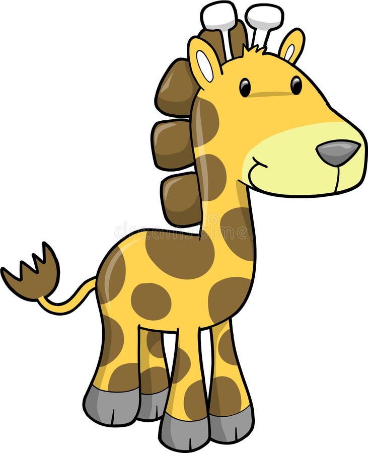vecteur d'illustration de giraffe illustration de vecteur vecteur d'illustration de giraffe illustration de vecteur