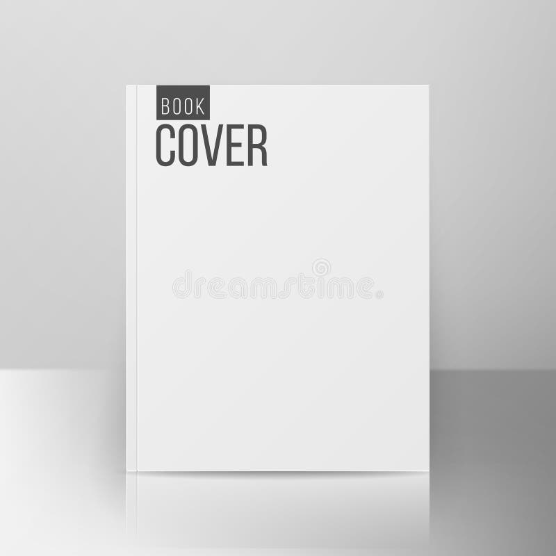 Vecteur de calibre de couverture de livre Illustration réaliste sur Gray Background Moquerie propre blanche vide de blanc vers le illustration stock Vecteur de calibre de couverture de livre Illustration réaliste sur Gray Background Moquerie propre blanche vide de blanc vers le illustration stock