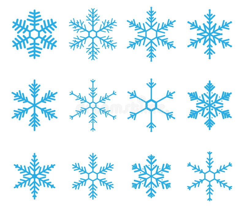 Vecteur de flocon de neige illustration de vecteur Vecteur de flocon de neige illustration de vecteur