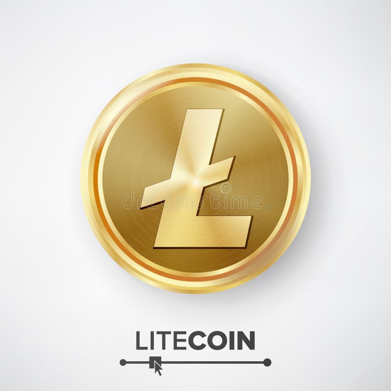 Vecteur de pièce d'or de Litecoin Cryptos argent de devise et illustration réalistes de signe de finances Devise numérique de Lit illustration stock Vecteur de pièce d'or de Litecoin Cryptos argent de devise et illustration réalistes de signe de finances Devise numérique de Lit illustration stock