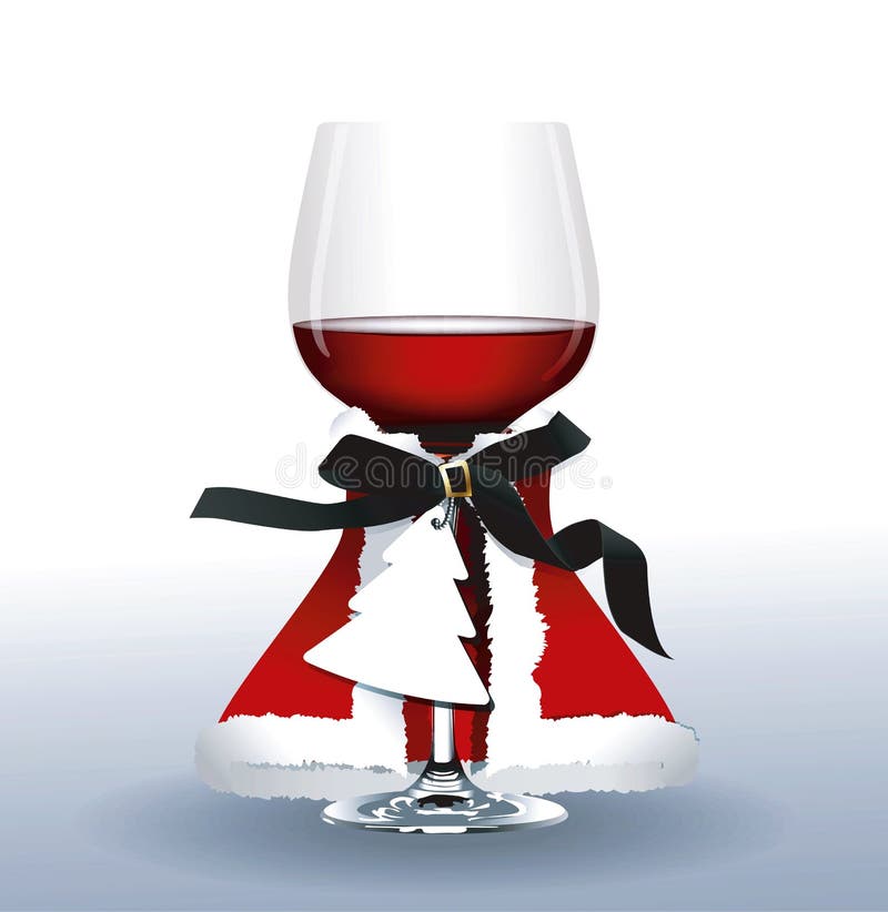 verre a vin noel