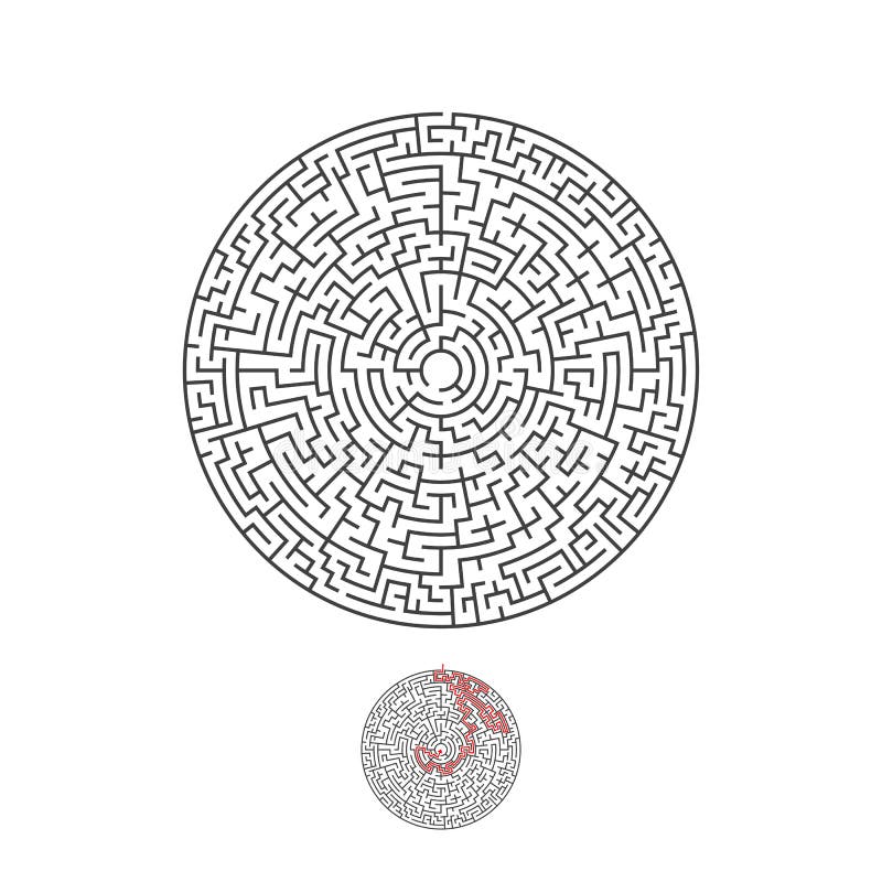 Vecteur Maze Labyrinth illustration stock Vecteur Maze Labyrinth illustration stock