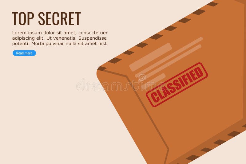 Vecteur plat de conception de dossiers classifiés illustration de vecteur Vecteur plat de conception de dossiers classifiés illustration de vecteur