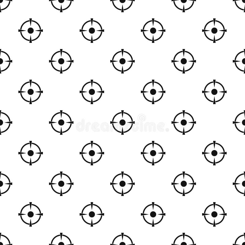 Vecteur sans couture de modèle de cible de réticule illustration de vecteur Vecteur sans couture de modèle de cible de réticule illustration de vecteur