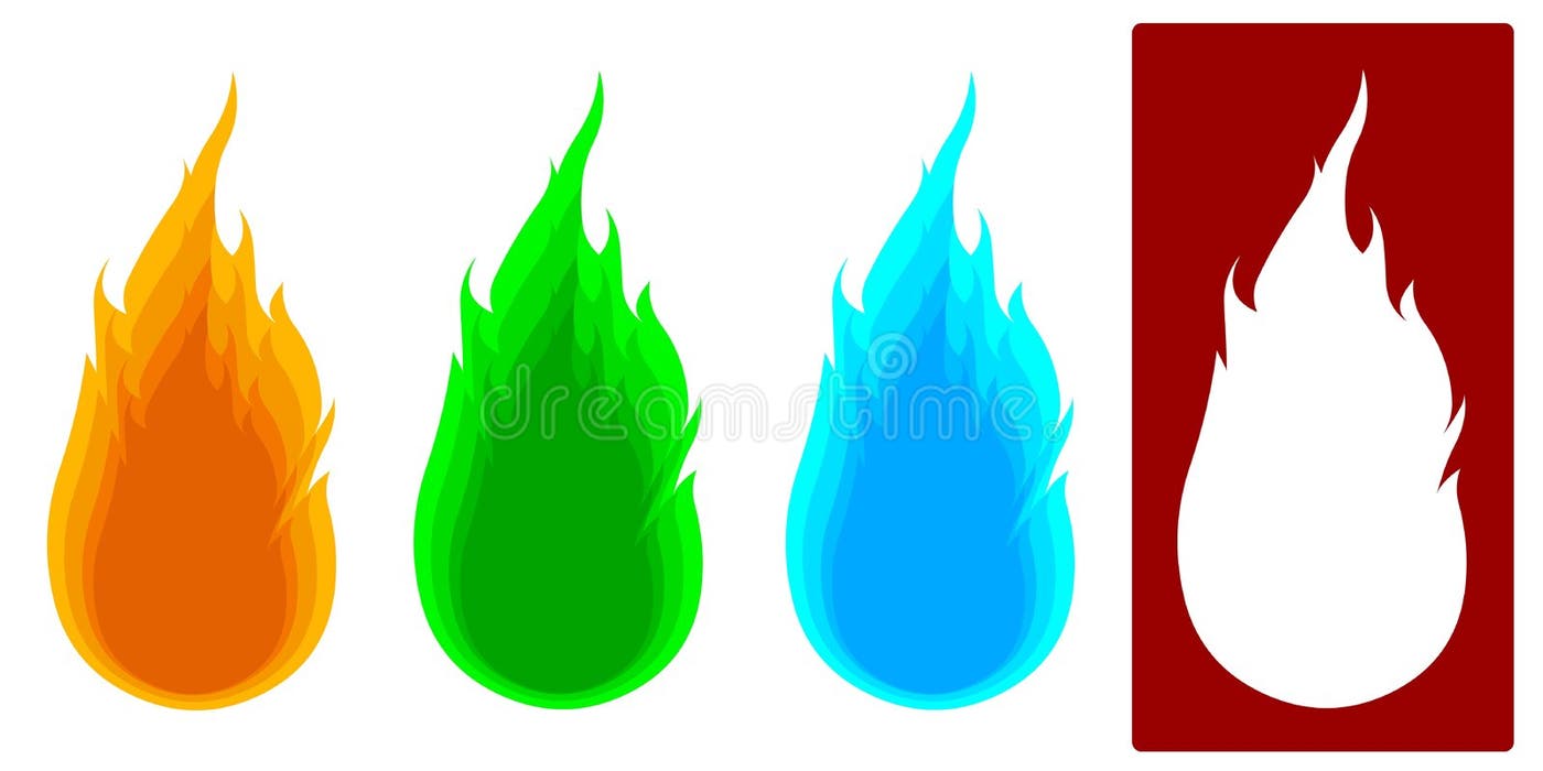 Types Flames Stock Illustrations 99 Types Flames Stock Illustrations