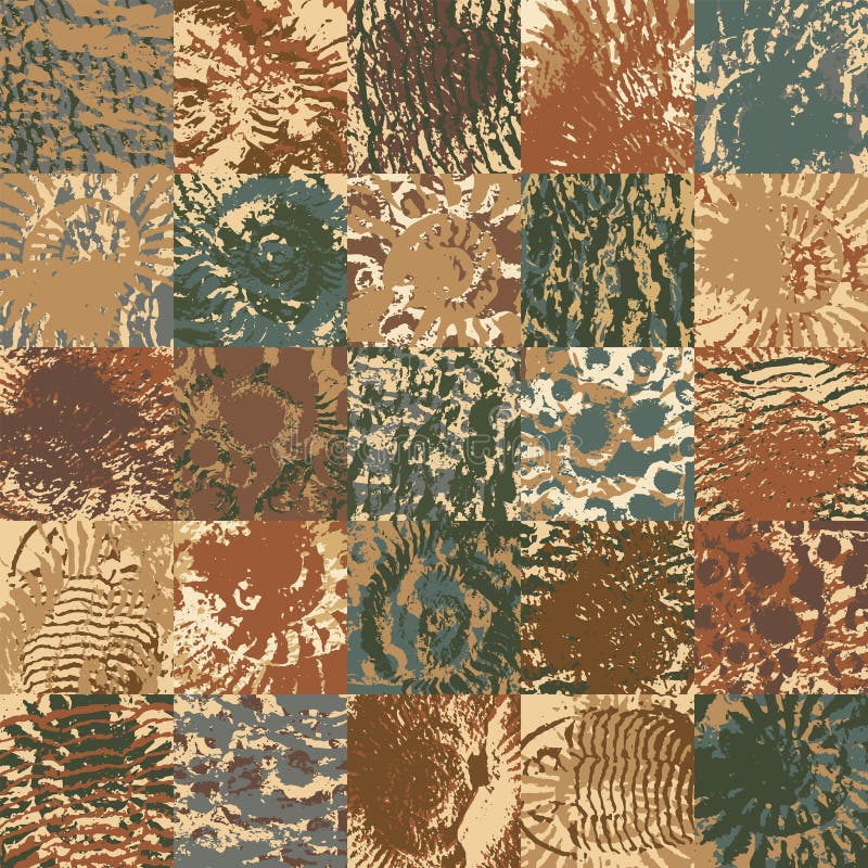 Abstact seamless pattern background with sea stone texture vector illustration