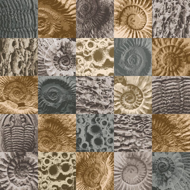 Abstact seamless pattern background with sea stone texture stock illustration