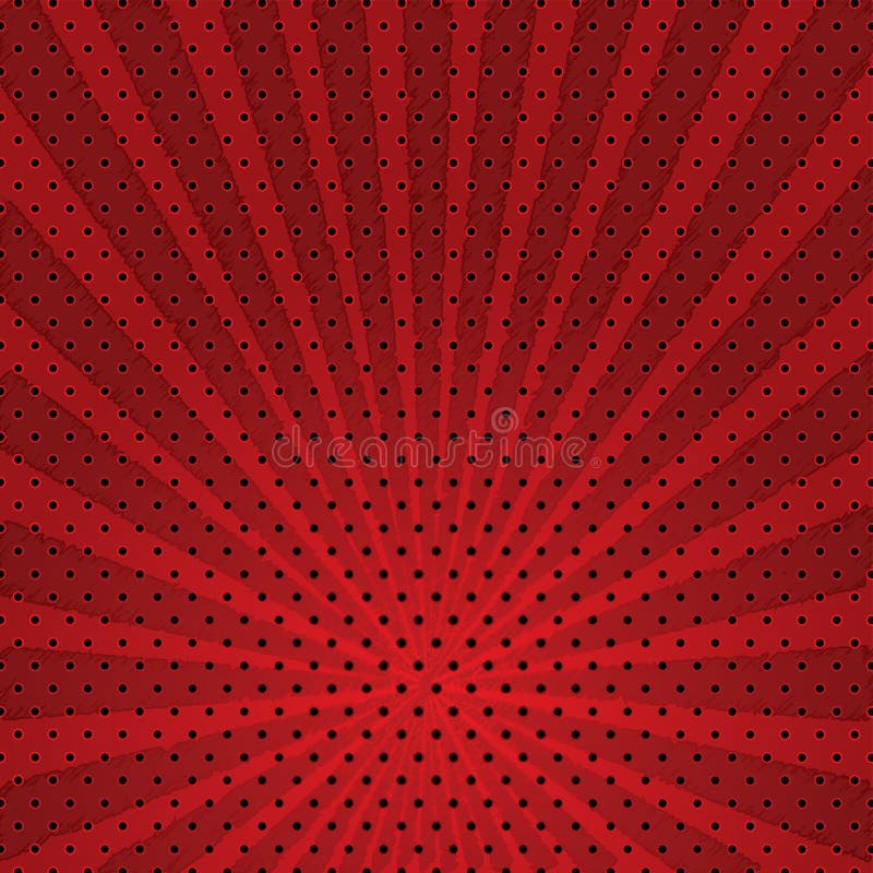 Vector abstract background of red star burst .