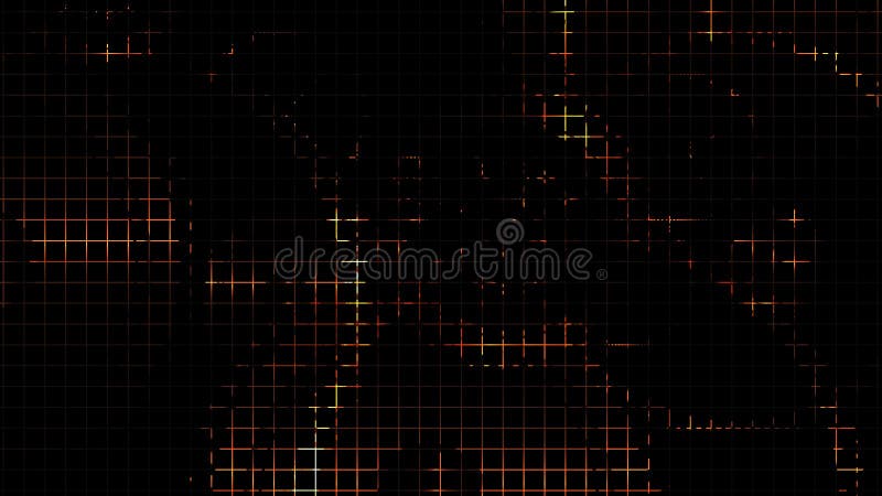 Vector abstract black rust mech illuminated gear background stock illustration